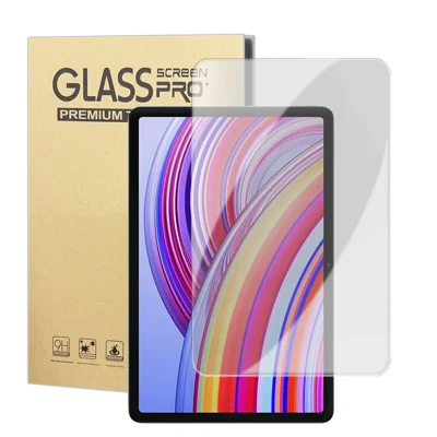 For Xiaomi Redmi Pad Pro High Definition Screen Protector Arc Edge Anti Fingerprint Tempered Glass Film (NOT Complete Covering) - Transparent
