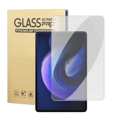 For Xiaomi Pad 6 Max 14 High Definition Screen Protector Arc Edge Anti Fingerprint Tempered Glass Film (NOT Complete Covering) - Transparent