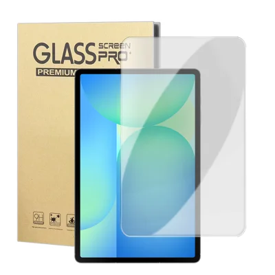 For Samsung Galaxy Tab S10 FE+ High Definition Screen Protector Arc Edge Anti Fingerprint Tempered Glass Film (NOT Complete Covering) - Transparent