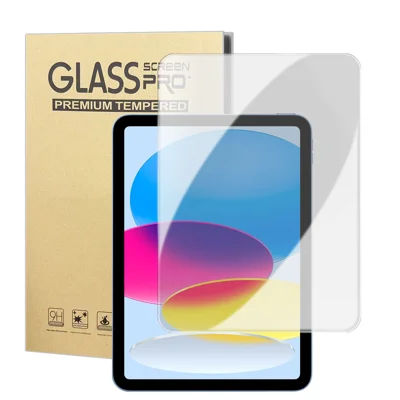 For iPad 10.9 (2022) / iPad (2025) High Definition Screen Protector Arc Edge Anti Fingerprint Tempered Glass Film (NOT Complete Covering) - Transparent