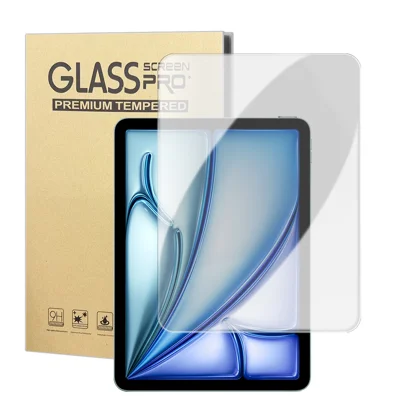 For iPad Air 13 (2026) / (2025) / (2024) High Definition Screen Protector Arc Edge Anti Fingerprint Tempered Glass Film (NOT Complete Covering) - Transparent