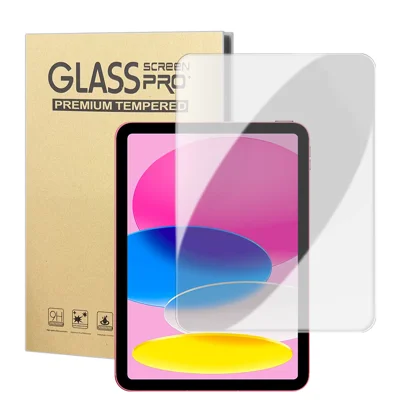 For iPad 10.2 (2020) / iPad 10.2 (2019) / iPad 10.2 (2021) High Definition Screen Protector Arc Edge Anti Fingerprint Tempered Glass Film (NOT Complete Covering) - Transparent
