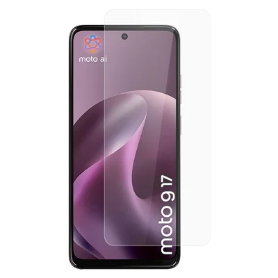 For Motorola Moto G17 Power 4G / G17 4G / G15 4G / G15 Power 4G Screen Protector 0.3mm Arc Edge Tempered Glass Film, Not Complete Coverage - Transparent