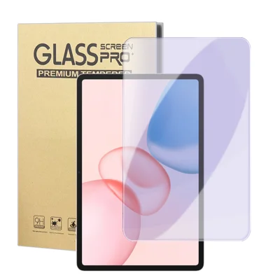 For Honor Pad 10 Screen Protector Purple Light Eye Protection Anti Fingerprint Tempered Glass Film (NOT Complete Covering) - Transparent