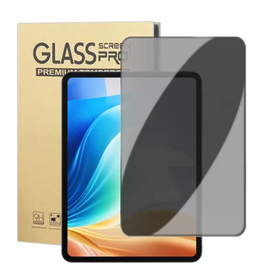 For Oppo Pad Air 2 Anti Spy Privacy Screen Protector Anti Fingerprint Tempered Glass Film (NOT Complete Covering) - Black