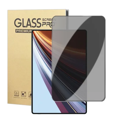 For Honor Pad GT Pro Anti Spy Privacy Screen Protector Anti Fingerprint Tempered Glass Film (NOT Complete Covering) - Black