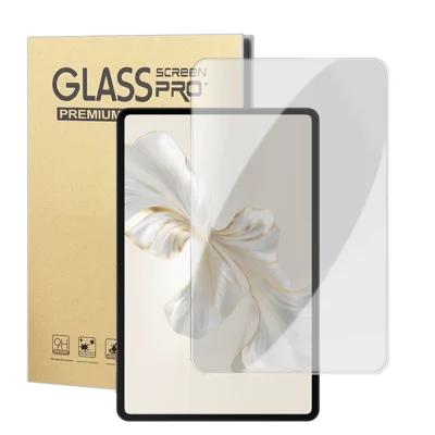 For Honor Pad 9 High Definition Screen Protector Arc Edge Anti Fingerprint Tempered Glass Film (NOT Complete Covering) - Transparent