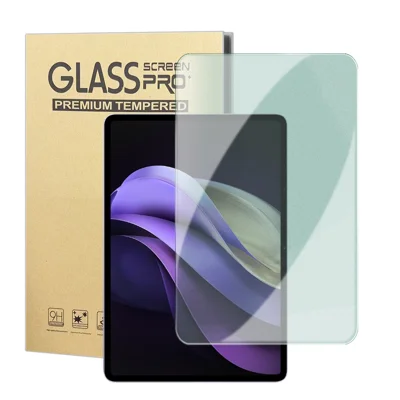 For vivo Pad3 Pro Screen Protector Green Light Eye Protection Tempered Glass Film (Not Complete Covering) - Transparent