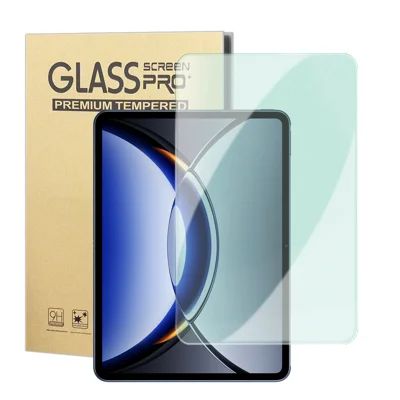 For Oppo Pad 3 Pro Screen Protector Green Light Eye Protection Tempered Glass Film (Not Complete Covering) - Transparent