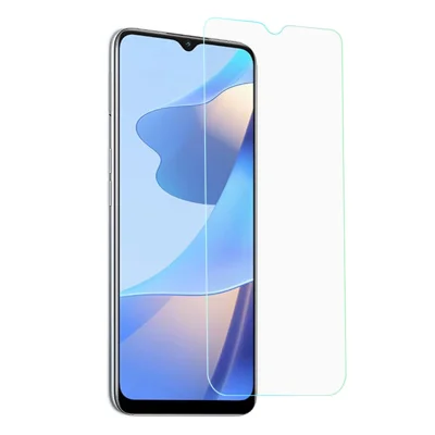 For Oppo A16 / A54s / A16s Anti-fingerprint 2.5D Arc Edge HD Skærmprotector Følsom Berøring Tempred Glass Film
