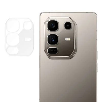 For Infinix Note 50 Pro+ 5G Full Cover Camera Lens Protector High Definition Anti Fingerprint AR Tempered Glass Lens Film - Transparent