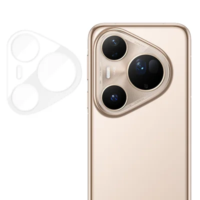 Protège-objectif intégral pour Huawei Pura 80 Ultra, film en verre trempé HD anti-empreintes avec revêtement AR - Transparent