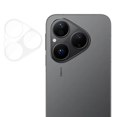 Protetor de Lente de Câmera Totalmente Coberto para Huawei Pura 80, Filme de Vidro Temperado AR de Alta Definição Anti-impressão Digital - Transparente