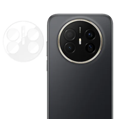 For Huawei Mate 70 Air Full Cover Camera Lens Protector High Definition Anti Fingerprint AR Tempered Glass Lens Film - Transparent