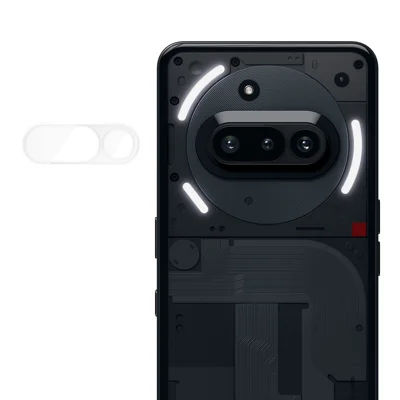 For Nothing Phone (3a) Full Cover Camera Lens Protector High Definition Anti Fingerprint AR Tempered Glass Lens Film - Transparent