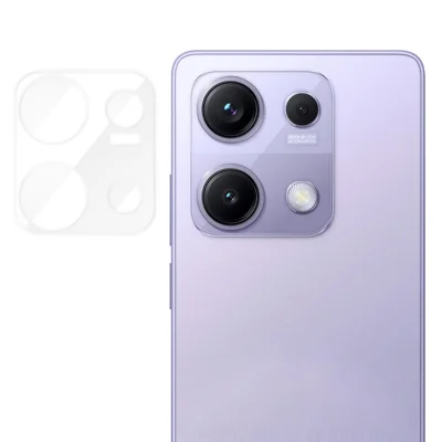 Protetor de Lente de Câmera Totalmente Coberto para Xiaomi Redmi Note 14S 4G, Filme de Vidro Temperado AR com Alta Definição e Anti-impressão Digital - Transparente