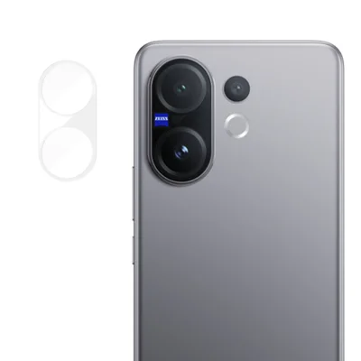 For vivo S30 5G / vivo V60 5G Full Cover Camera Lens Protector High Definition Anti Fingerprint AR Tempered Glass Lens Film - Transparent