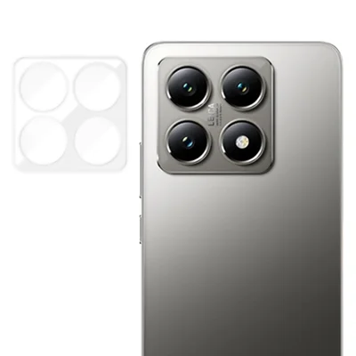 For Xiaomi 14T Full Cover Camera Lens Protector High Definition Anti Fingerprint AR Tempered Glass Lens Film - Transparent
