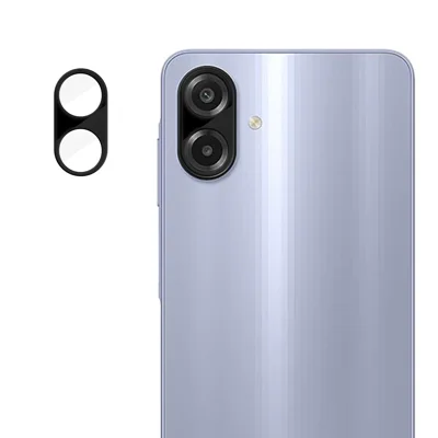 For Samsung Galaxy A07 4G Full Cover Camera Lens Protector Silk Print HD Anti Fingerprint AR Tempered Glass Lens Film - Sort