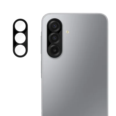 For Samsung Galaxy A17 5G Full Cover Camera Lens Protector Silk Print HD Anti Fingerprint AR Tempered Glass Lens Film - Black