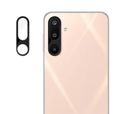 Protecteur d'objectif complet pour Samsung Galaxy F16 5G / Galaxy M16 5G, film d'objectif en verre trempé AR HD anti-empreintes avec impression silk - Noir