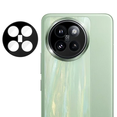 For Xiaomi Civi 4 Pro 5G Full Cover Camera Lens Protector Silk Print HD Anti Fingerprint AR Tempered Glass Lens Film - Black