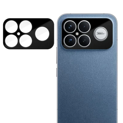 For Xiaomi Redmi K90 Pro Max 5G / Xiaomi Poco F8 Ultra Full Cover Camera Lens Protector Silk Print HD Anti Fingerprint AR Tempered Glass Lens Film - Sort