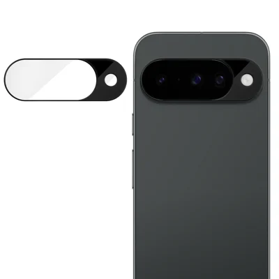 For Google Pixel 10 Full Cover Camera Lens Protector Silk Print HD Anti Fingerprint AR Tempered Glass Lens Film - Black