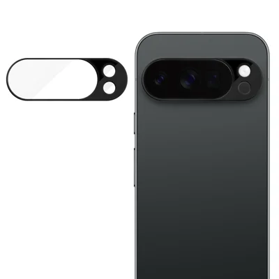 For Google Pixel 10 Pro Full Cover Camera Lens Protector Silk Print HD Anti Fingerprint AR Tempered Glass Lens Film - Black