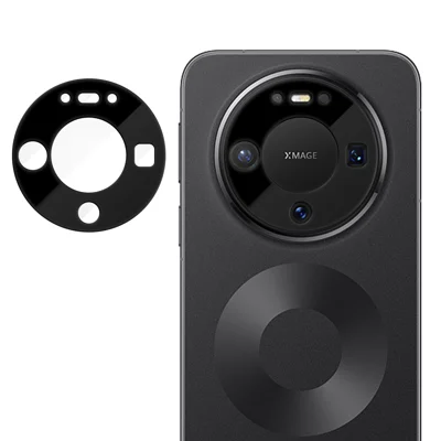 Für Huawei Mate 80 Pro / Huawei Mate 80 Vollständiger Kameraobjektivschutz Seidenaufdruck HD Anti-Fingerprint AR Gehärtetes Glas Objektivfolie - Schwarz