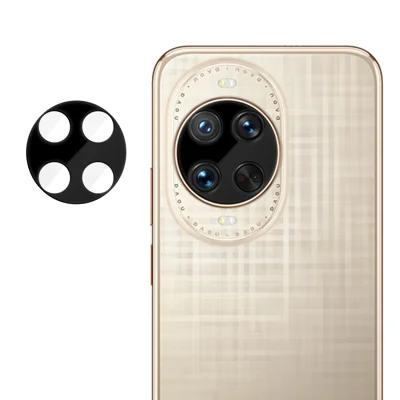 For Huawei nova 14 Ultra 5G Full Cover Camera Lens Protector Silk Print HD Anti Fingerprint AR Tempered Glass Lens Film - Black