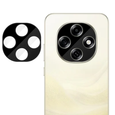 For Oppo F31 Pro 5G Full Cover Camera Lens Protector Silk Print HD Anti Fingerprint AR Tempered Glass Lens Film - Black
