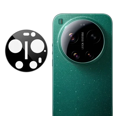 IMAK For Xiaomi 17 Ultra 5G Camera Lens Protector Tempered Glass HD Clear Full Cover Lens Film - Black
