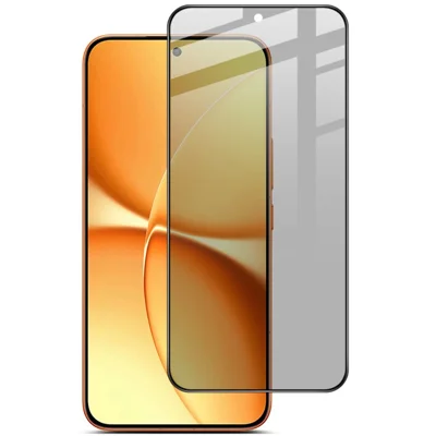 IMAK For Xiaomi Redmi Turbo 5 Max 5G  /  Poco X8 Pro Max 5G Privacy Screen Protector Anti Peep Full Cover Tempered Glass Film (Fingerprint Unlock) - Black