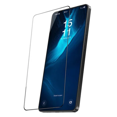 BENKS Protector de Pantalla Completa para Samsung Galaxy S26 Ultra de Vidrio Corning Gorilla, Película Transparente HD con Adhesivo Completo, Anti-reflejos AR - Transparente