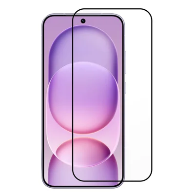 ITIETIE para Honor Magic8 Pro Air 5G Impressão em Seda Vidro Temperado 0,25 mm Alto Alumínio Protetor de Ecrã Completo, Cola Total - Transparente