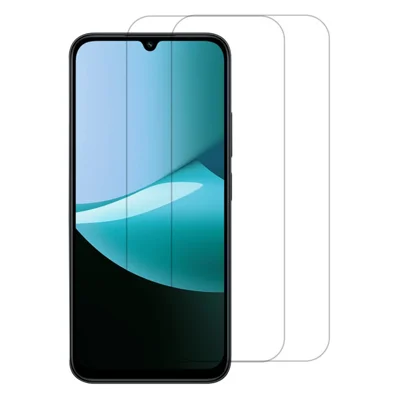 ITIETIE 2PCS Silk Printing Tempered Glass For Xiaomi Redmi 15C 4G (Global) (171mm) / Poco C85 4G (171mm) 0.25mm High Alutector, Full Glue, Not Complete Covering - Transparent