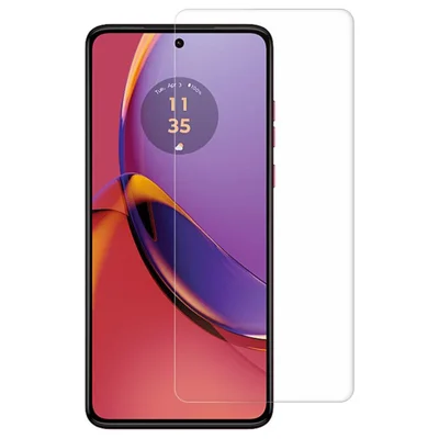 زجاج مقوى لـ Motorola Edge 70 5G بحواف قوسية 2.5D وبسمك 0.25 مم وصلابة 9H وواقي من الانفجار - شفاف
