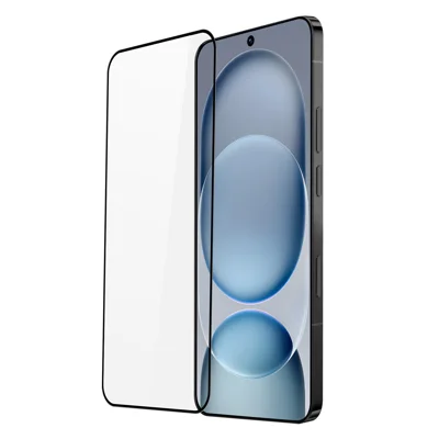 Protettore Schermo Completo per Honor Magic8 Pro Air 5G DUX DUCIS, Pellicola Trasparente HD in Vetro di Allumina Media con Sblocco Impronte Digitali, Design Piatto 2.5D - Nero
