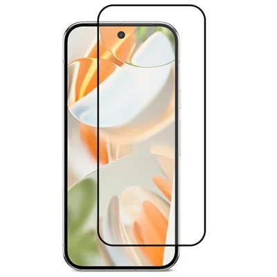 For Infinix Note 60 Pro 5G Hærdet Glas Silkeprint Sideklæbende Fuld Dækning Skærmprotector - Sort