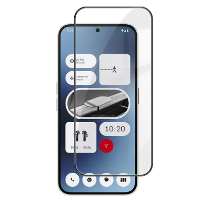 For Nothing Phone (2a) HD Full Screen Protector Silk Printing Black Edge High Aluminium-silicon Glass Film - As Shown
