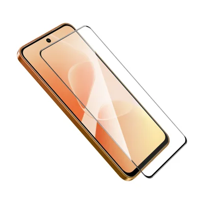 За Infinix Smart 20 4G ENKAY HAT PRINCE Защитная пленка 9H, шелкография 0,26 мм, полный клей, полное покрытие, закаленное стекло - прозрачное