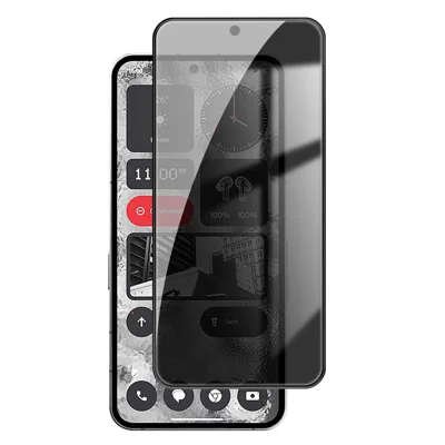 For Nothing Phone (2) Anti Spy Privacy Full Screen Protector Black Edge High Aluminium-silicon Glass Film - As Shown
