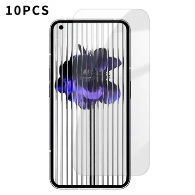 For Nothing phone (1) 5G 10Pcs HD Screen Protector High Aluminium-silicon Anti-fingerprint Tempered Glass Film (Not Complete Covering) - As Shown