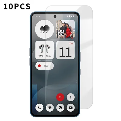 For Nothing Phone (3a) 10Pcs HD Screen Protector High Aluminium-silicon Anti-fingerprint Tempered Glass Film (Not Complete Covering) - As Shown