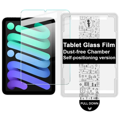 IMAK For iPad mini (2024)  /  (2021) Tempered Glass Full Screen Protector with Dust-free Installation Tool - Transparent