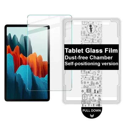 IMAK For Samsung Galaxy Tab S7 Tempered Glass Full Screen Protector with Dust-free Installation Tool - Transparent