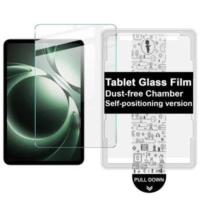 IMAK voor Xiaomi Redmi K Pad Gehard Glas Volledige Schermbeschermer met Stofvrije Installatietool - Transparant