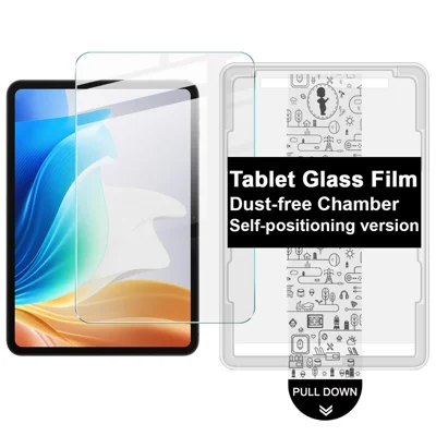 IMAK For Oppo Pad Air 2  /  Pad Neo  /  OnePlus Pad Go Tempered Glass Full Screen Protector with Dust-free Installation Tool - Transparent
