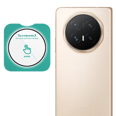 IMAK para Honor Magic V6 5G Protetor de Lente da Câmara Vidro Temperado Filme de Lente de Cobertura Total com Moldura de Posicionamento Automático - Transparente